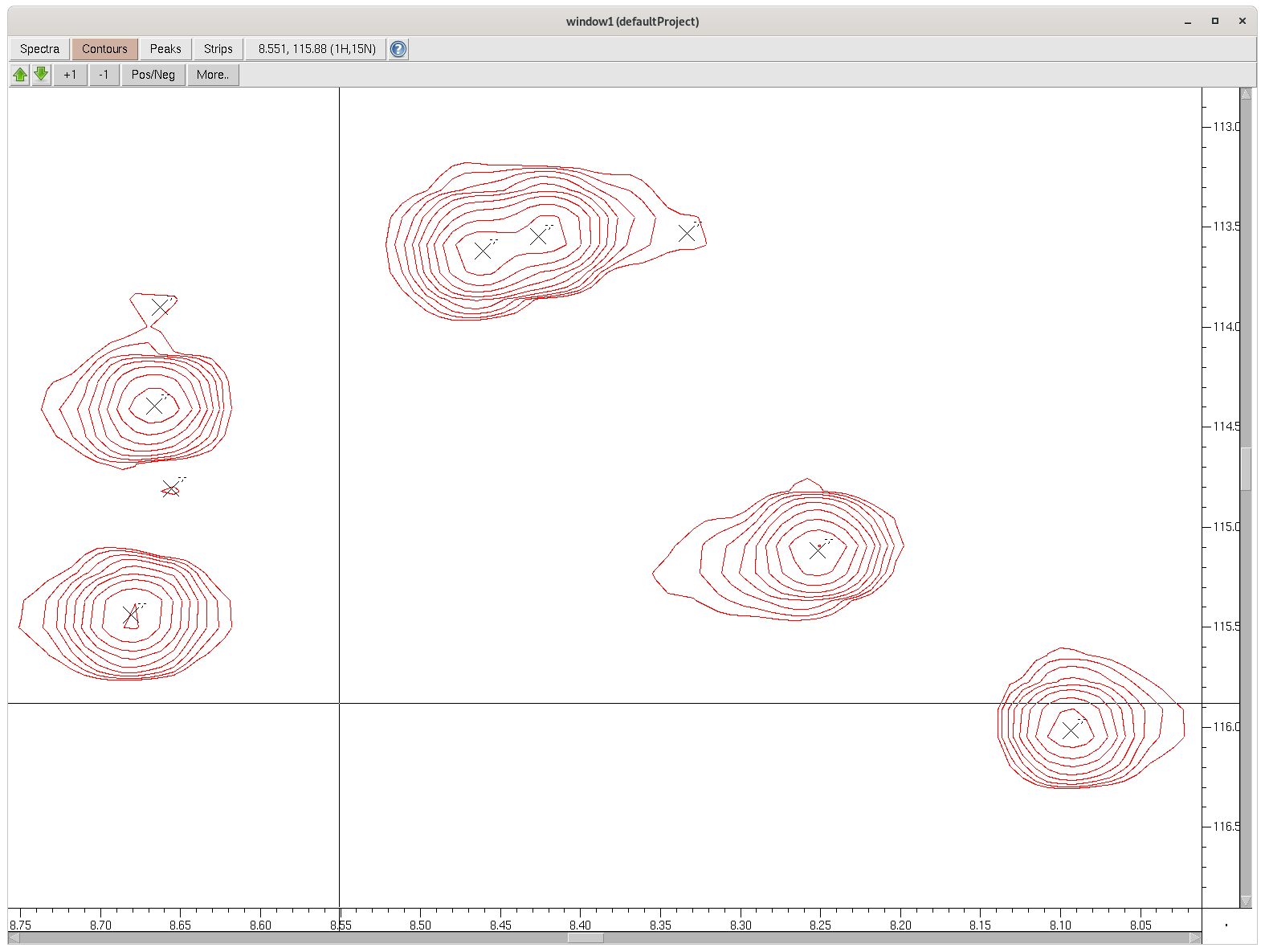 Automatic peak picking