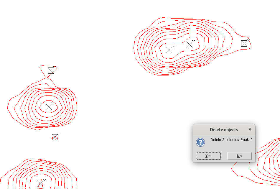 Delete peaks